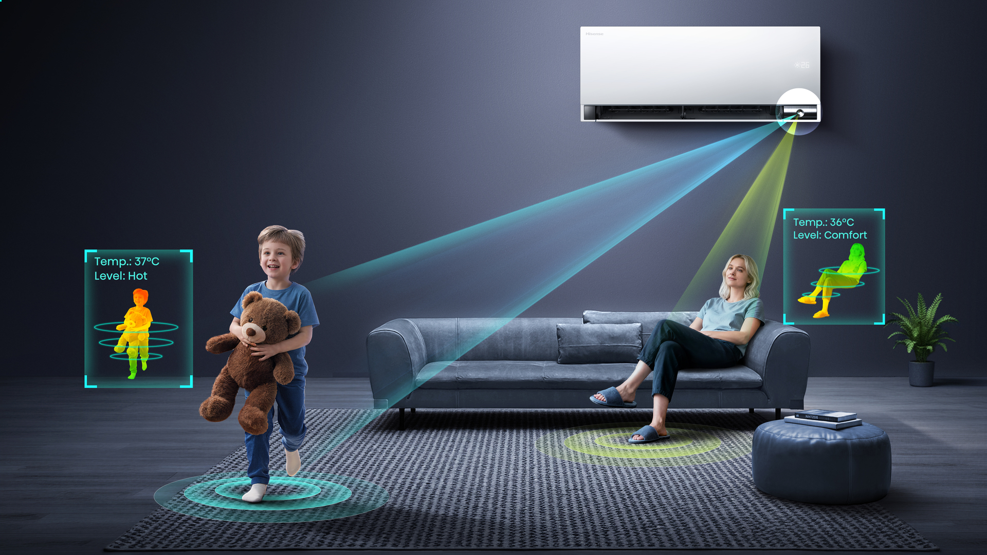 Hisense Air Master White 